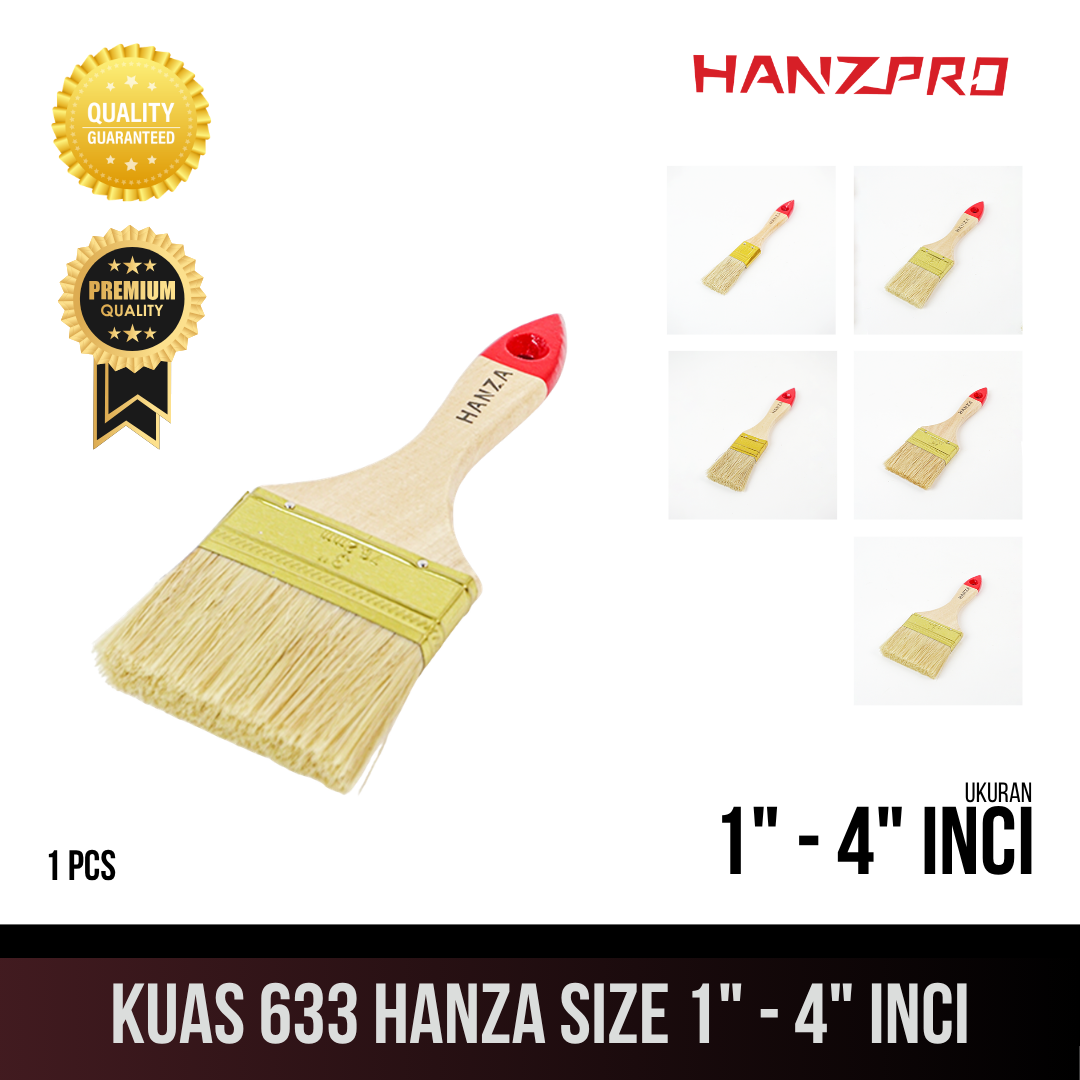 Kuas 633 Hanza 1 – 4 Inci